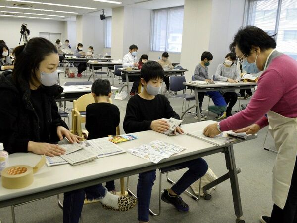 家庭でできる防災対策、親子連れ40人学ぶ　徳島市でセミナー