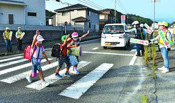 信号機のない横断歩道　車の一時停止11・8%　徳島県、全国42位