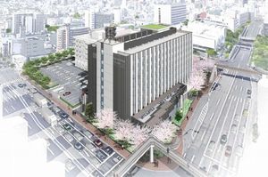 徳島東署新庁舎のイメージ図（県警提供）