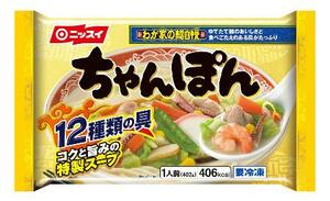 　日本水産の冷凍食品「わが家の麺自慢　ちゃんぽん」