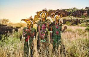 西アフリカで撮影したボロロ族。美意識が高いという