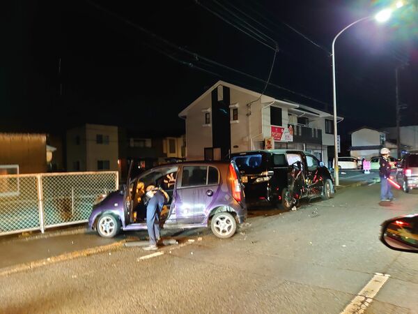 ４歳児乗った対向車に衝突　酒気帯び運転疑いで男を現行犯逮捕／徳島板野署