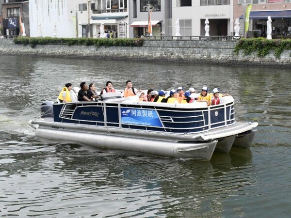 県内初の「水上タクシー」水都巡る　8～10月運航　両国橋・県庁前など9カ所発着