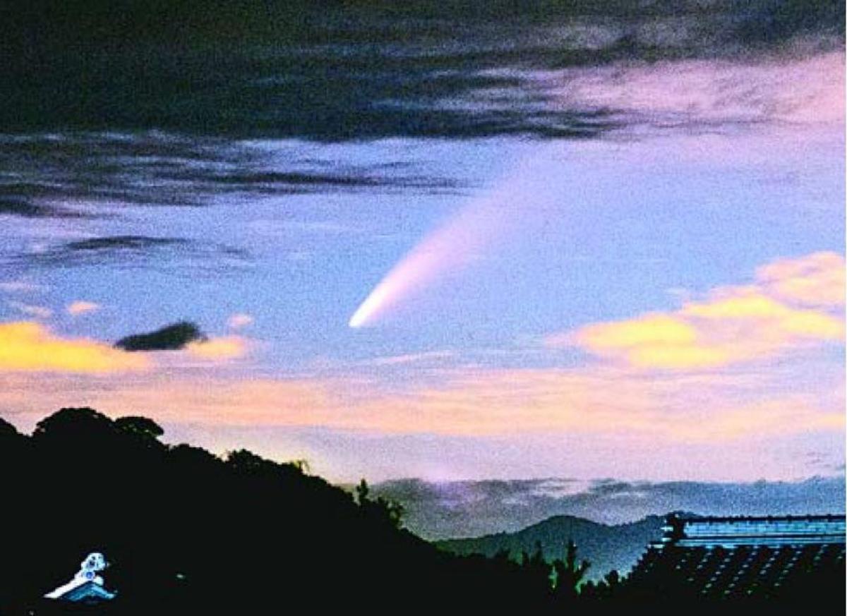 ネオワイズ彗星撮れた 徳島の愛好家 丸岡さん成功 徳島の話題 徳島ニュース 徳島新聞