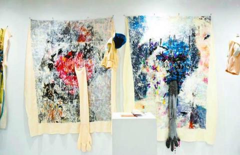 現代アートが和の空間彩る 県出身の３作家が作品展 あすから徳島城