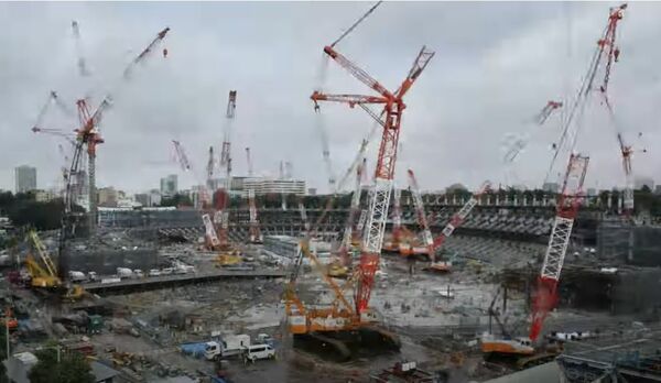 【早送り動画】東京五輪・新国立競技場、建設の36カ月を紹介