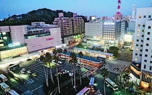 飯泉知事が新型コロナの感染源となった可能性を指摘した徳島駅前