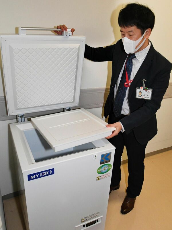 コロナワクチン用冷凍庫、県内病院に配備開始