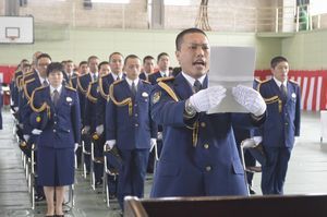公正な職務遂行誓う 県警察学校７２人が入校 徳島ニュース 徳島新聞電子版
